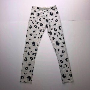 Zara Girls 13/14 Gray Black Leggings Pants